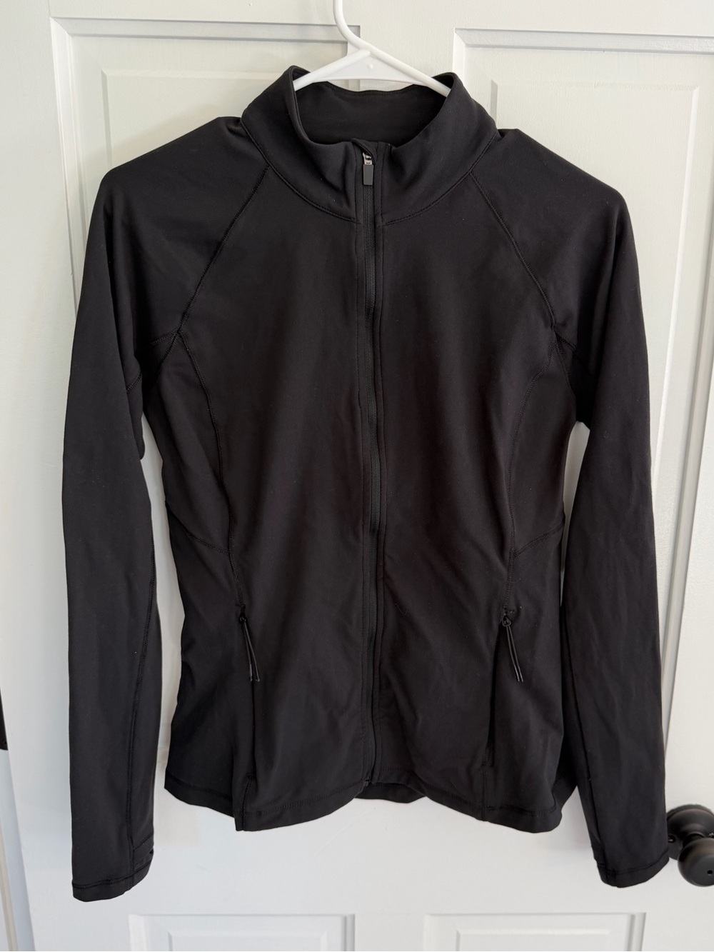 CALIA Core Essential Jacket Women M Black Full Zip Athletic